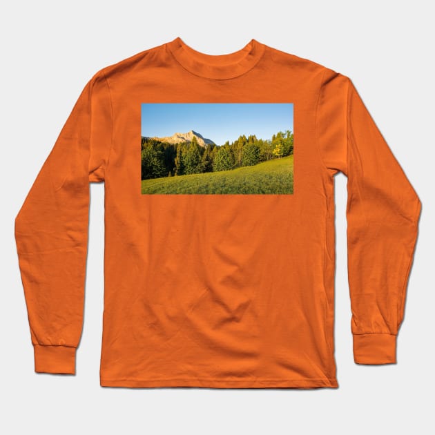 Monte Bivera in Friuli, North Italy Long Sleeve T-Shirt by jojobob